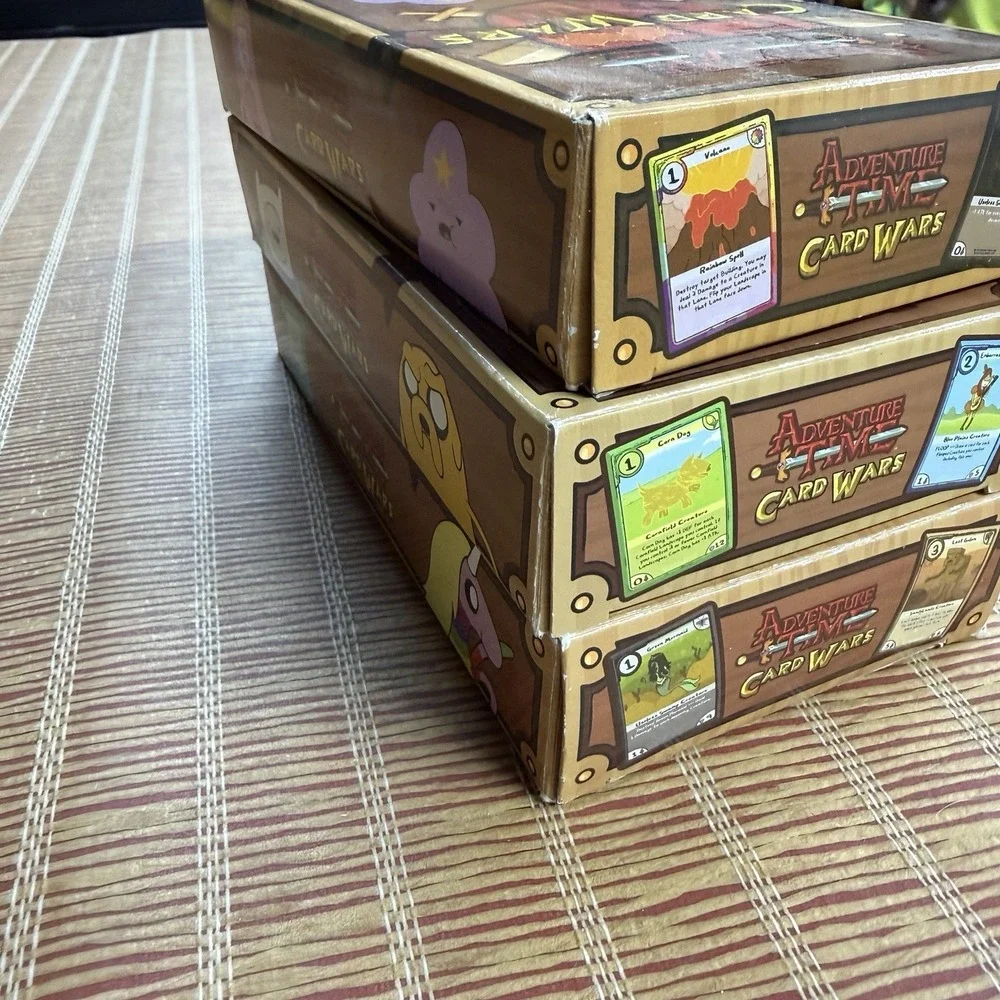 Adventure Time - Card Wars - 3 Deck Lot Finn Vs Jake, BMO, Princesses